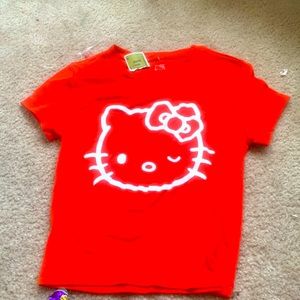 Red hello kitty shirt